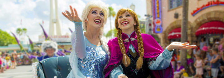  Cabalgata 'Frozen' en Disneyland