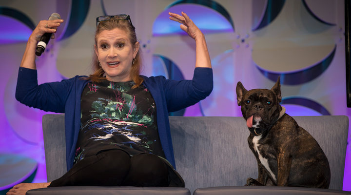 Carrie Fisher y Gary