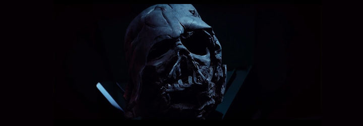  La máscara de Darth Vader en la película