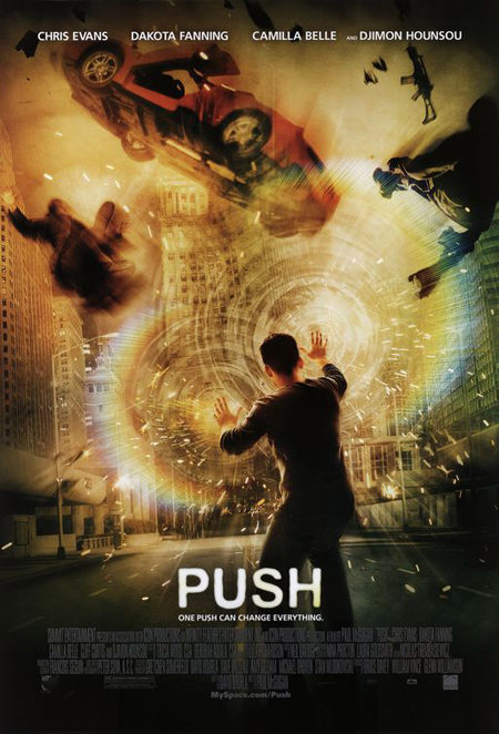 Tres carteles de 'Push'