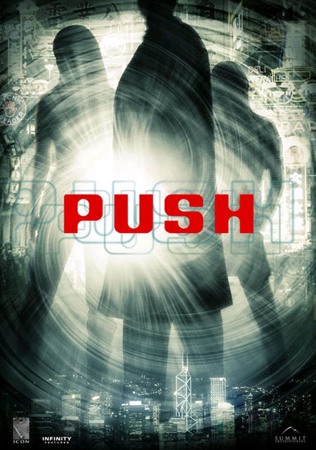 Tres carteles de 'Push'