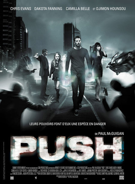 Tres carteles de 'Push'