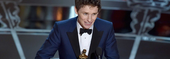  Eddie Redmayne en los premios Oscar