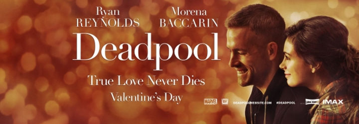 Banner promocional de 'Deadpool' para San Valentín