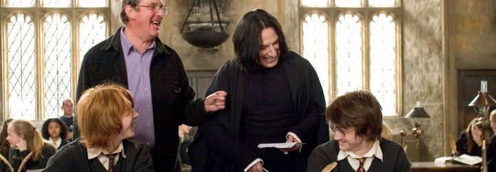 Rupert Grint, Alan Rickman y Daniel Radcliffe