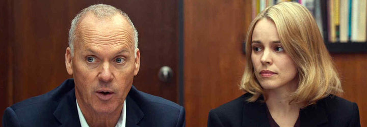 Rachel McAdams y Michael Keaton en 'Spotlight'