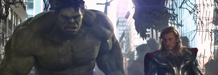  Hulk y Thor en 'Vengadores. La era de Ultrón