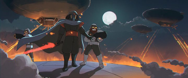 Darth Vader al estilo Ghibli