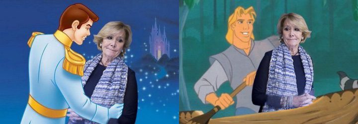  Esperanza Aguirre como princesa Disney