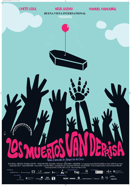 Cartel de 'Los muertos van deprisa'