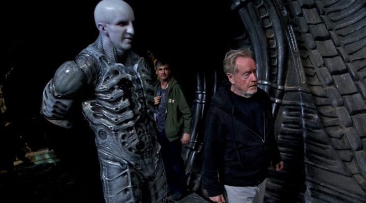  Ridley Scott en la producción de 'Prometheus'