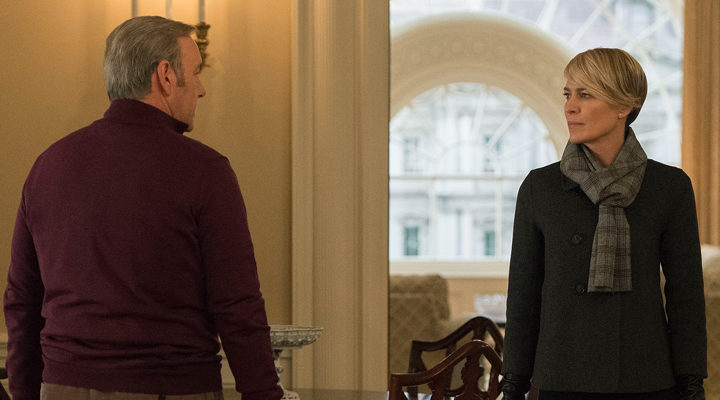 Kevin Spacey y Robin Wright en 'House of Cards'