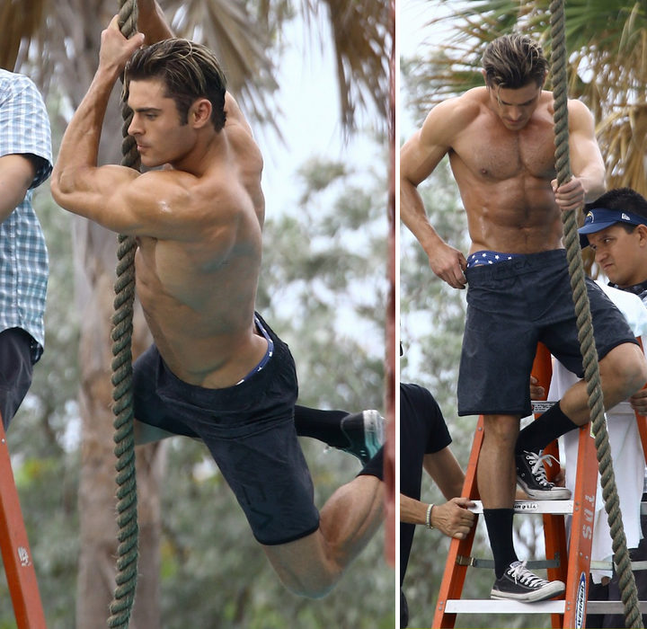 Zac Efron en 'Los vigilantes de la playa'