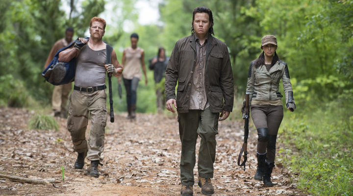 Eugene y Abraham en 'The Walking Dead'