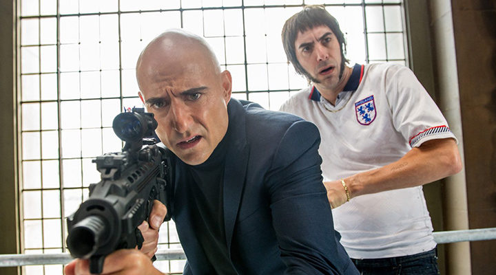  Mark Strong y Sacha Baron Cohen en 'Agente Contrainteligente'