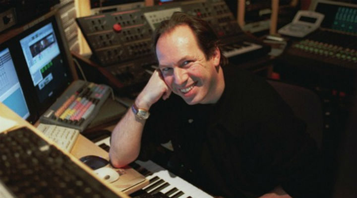 Hans Zimmer en el estudio de grabación