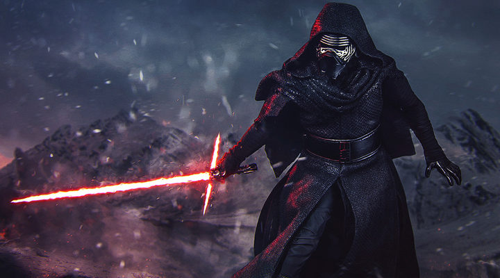 Kylo Ren en foto de promoción de 'Star Wars'