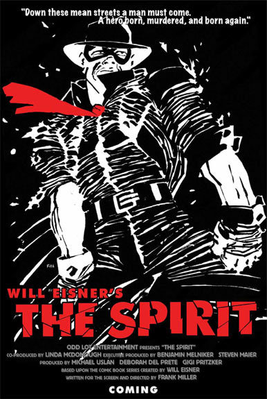 Primer cartel de 'The Spirit'