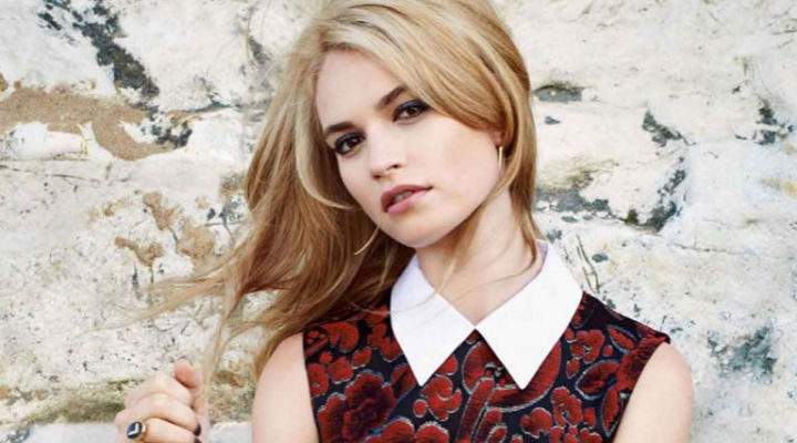 Lily James rubia