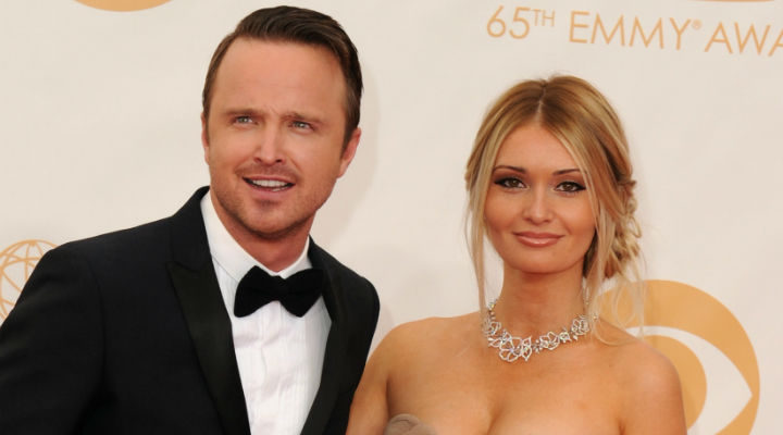 Aaron Paul y su mujer, Lauren Parsekian