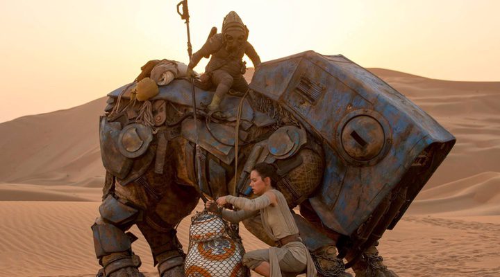 Daisy Ridley en uno de los momentos de la última entrega de la saga 'Star Wars'