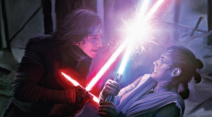  Kylo Ren y Rey en 'Star Wars: El despertar de la Fuerza'