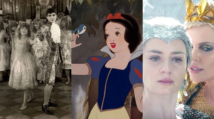  'Snow White' de 1917, 'Blancanieves y los siete enanitos' de 1937 y 'Las crónicas de Blancanieves: El cazador y la reina del hielo' de 2016