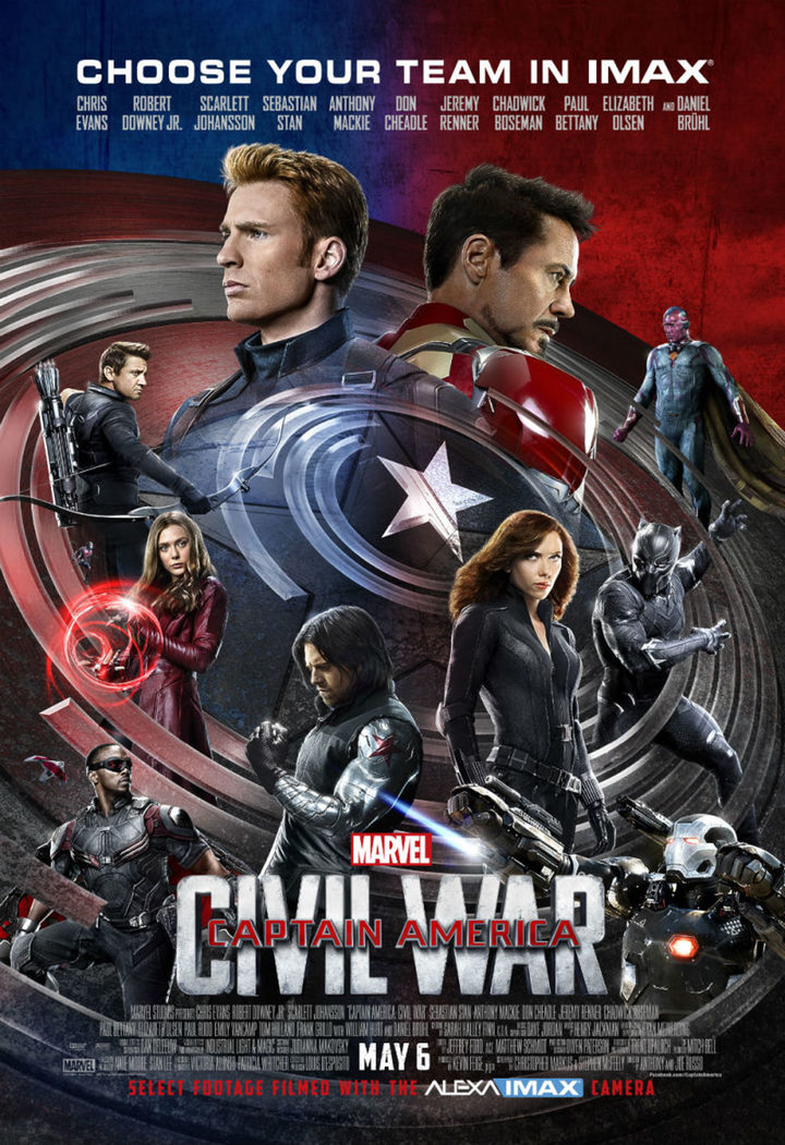 Póster IMAX Capitán América Civil War