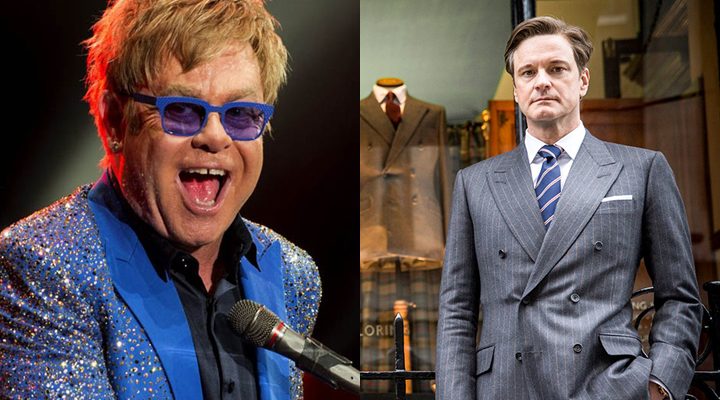  Elton John y Colin Firth 'Kingsman'