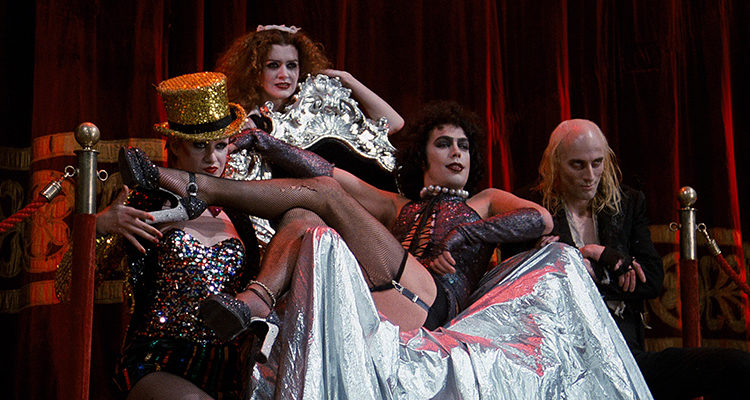 Nell Campbell, Patricia Quinn, Tim Curry y Richard O'Brien en 'The Rocky Horror Picture Show'