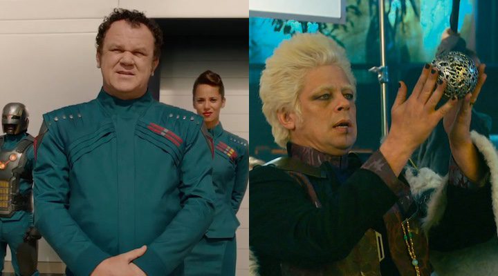  John C. Reilly y Benicio Del Toro'Guardianes de la Galaxia'