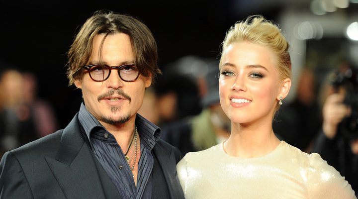  Amber Heard y Johnny Depp