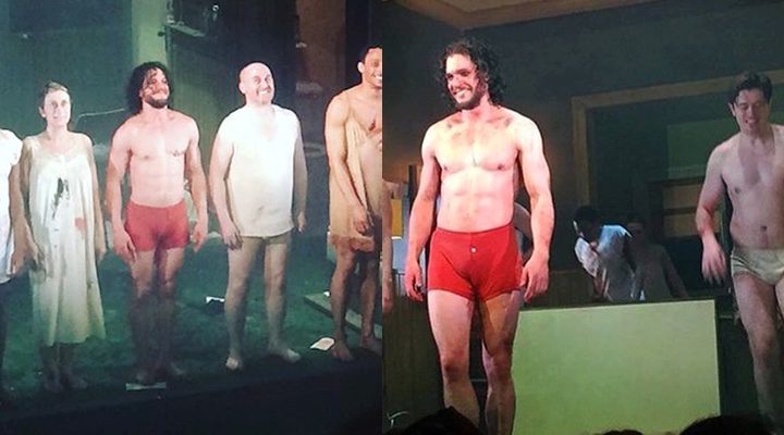  Kit Harington casi desnudo en la obra de teatro 'Doctor Fausto'