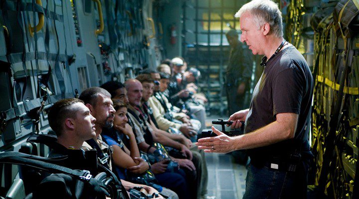  James Cameron en el rodaje de 'Avatar'