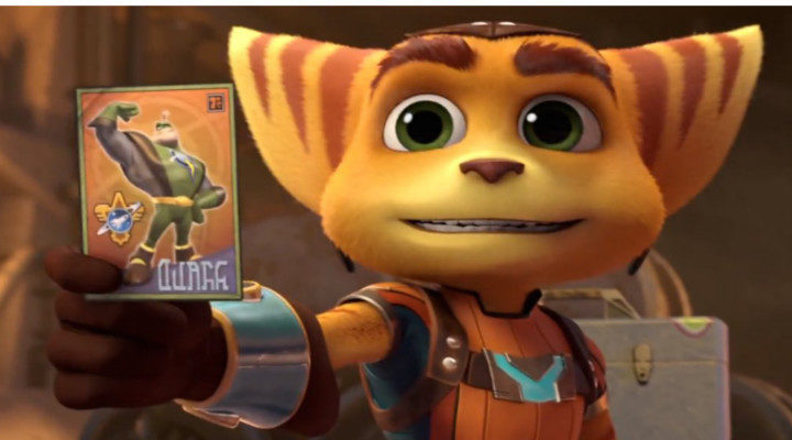  Ratcher con las carta de Qwark