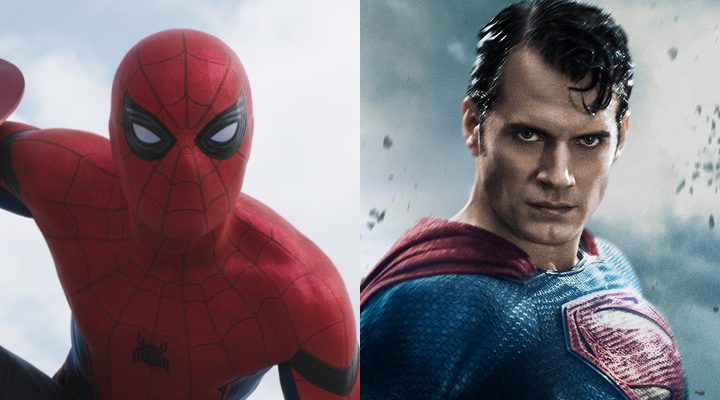  Henry Cavill y Tom Holland interpretan a Superman y Spider-Man respectivamente