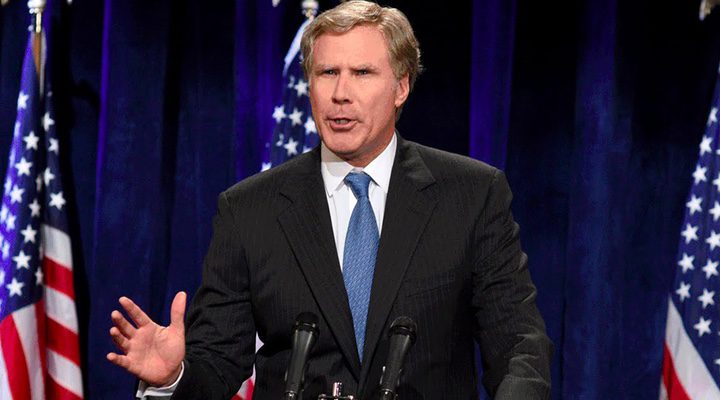 Will Ferrell imitando a Goerge W. Bush en el programa SNL