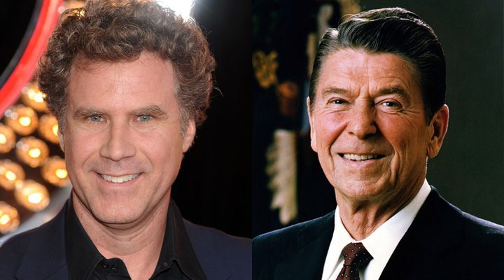 Will Ferrell y Ronald Reagan