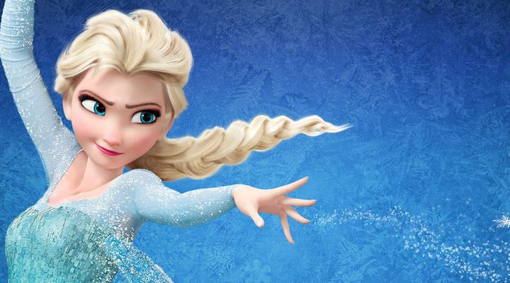  la princesa Elsa en 'Frozen'