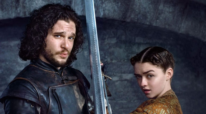  Arya y Jon Nieve