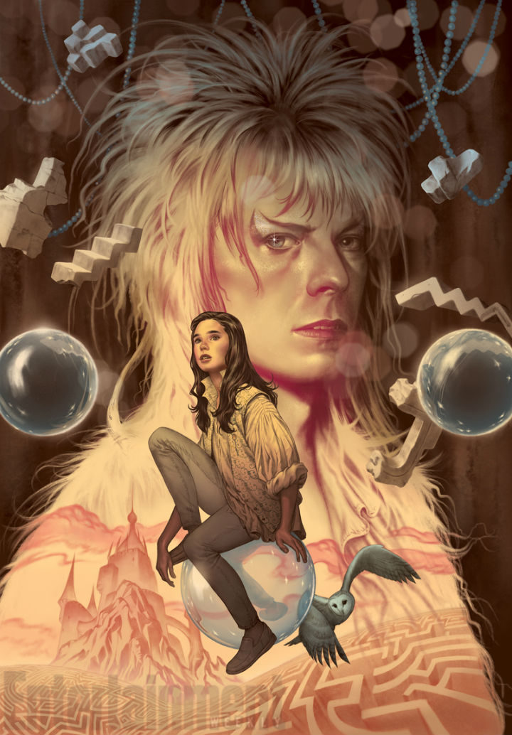 Portada del especial en cómic de 'Labyrinth' realizada por Ben Morris