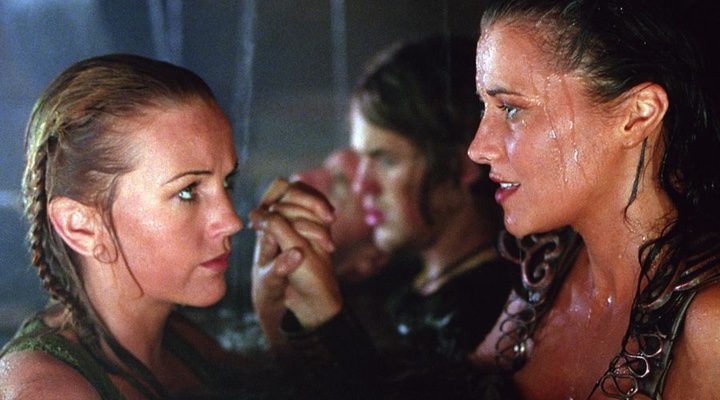  Las protagonistas de 'Xena, la princesa guerrera' mostraban una ímplicita relación homosexual