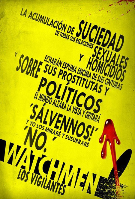 Dos carteles en castellano para 'Watchmen'