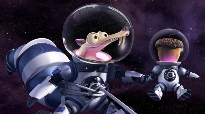 Scrat en el espacio