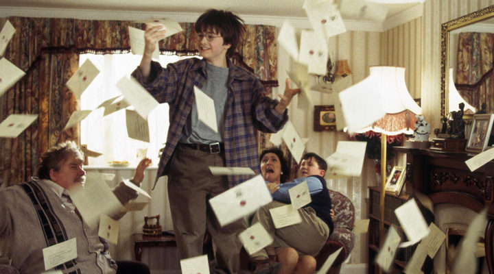 'Harry Potter' escena cartas