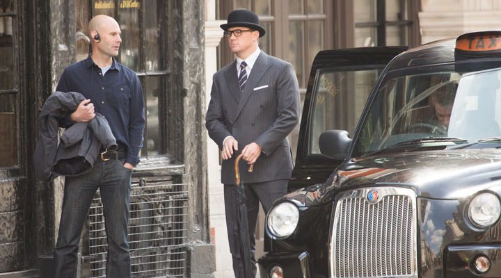  Channing Tatum en el rodaje de 'Kingsman: The Golden Circle'