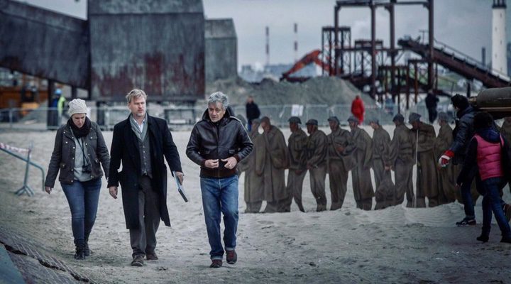  Christopher Nolan en el rodaje de 'Dunkirk'