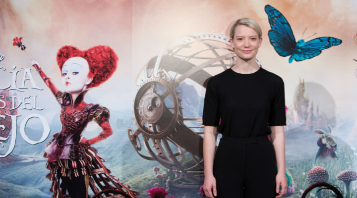 Mia Wasikowska presentando 'Alicia a través del espejo' en Madrid