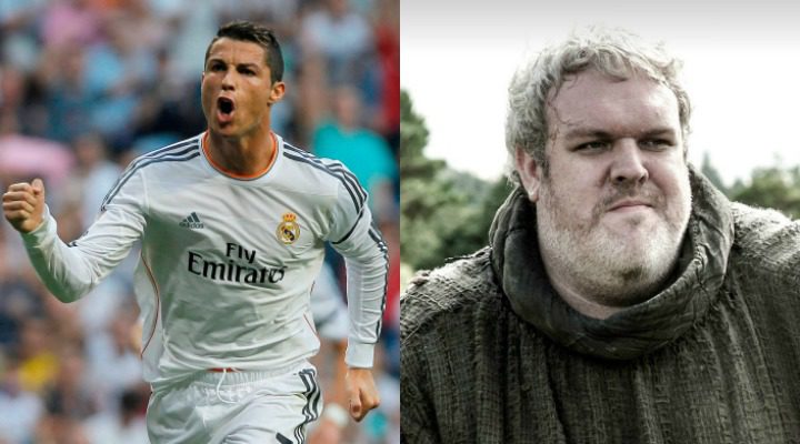 Cristiano Ronaldo y Hodor