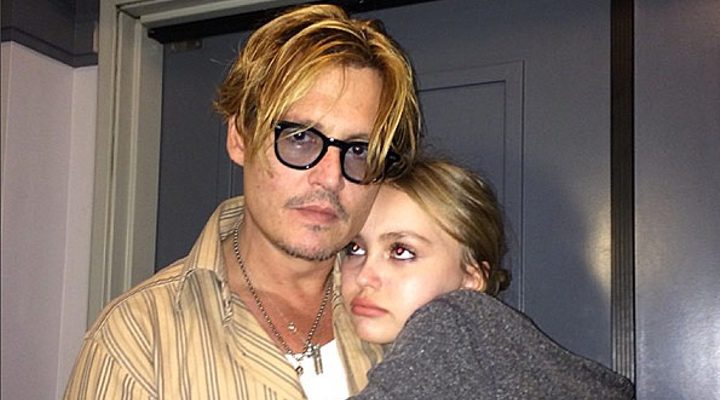 Johnny Depp y Lily-Rose Melody Depp